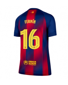 Billige Fotballdrakt Barcelona Fermin Lopez #16 Replika Hjemmedrakt Dame 2025-26 Kortermet Billige Fotballdrakt Barcelona Fermin Lopez #16 Replika Hjemmedrakt Dame 2025-26 Kortermet